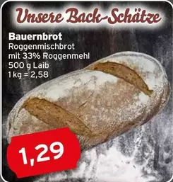 Bauernbrot Roggenmischbrot