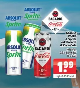 Absolut - Vodka & Sprite