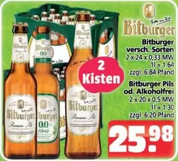 Bitburger - Pils od. Alkoholfrei