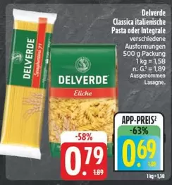 Classica Italienische Pasta oder Integrale