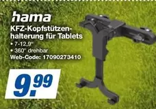 Hama - KFZ-Kopfstützenhalterung für Tablets