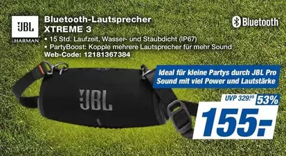 Jbl - Bluetooth-Lautsprecher XTREME 3