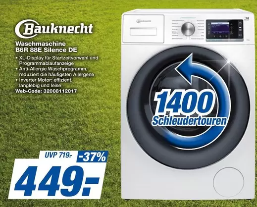 Waschmaschine B8R 88E Silence DE