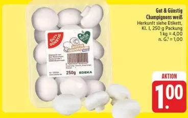 Champignons weiß