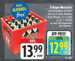 Erdinger - Weissbräu verschiedene Sorten