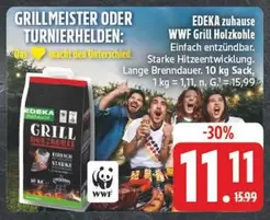 WWF Grill Holz kohle