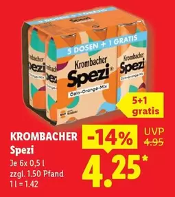 Krombacher - Spezi Cola-Orange-Mix