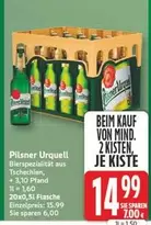 Pilsner Urquell Bierspezialit aus Tschechien