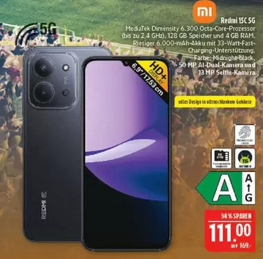 Xiaomi - Redmi 15C 5G