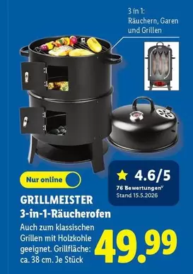 3-in-1-Räucherofen