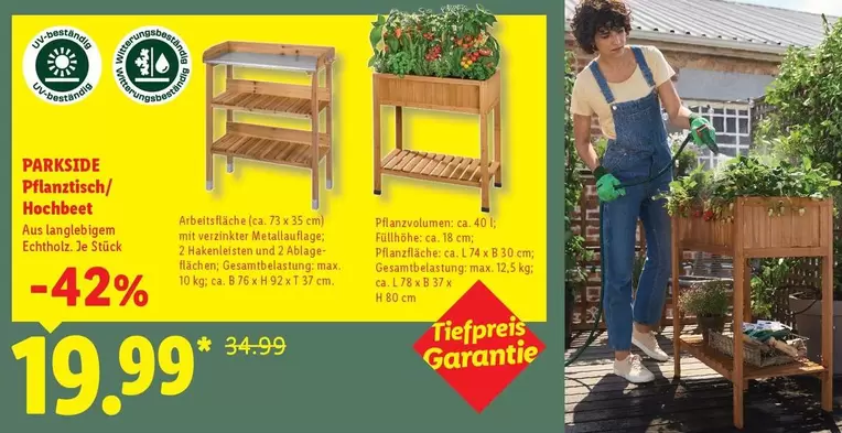 Pflanztisch / Hochbeet