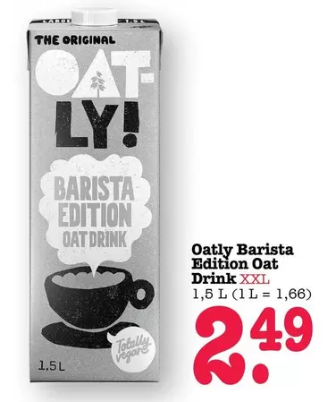 Oatly - Barista Edition Oat Drink