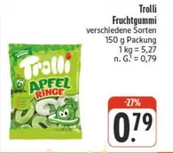 Fruchtgummi Apfel Ringe