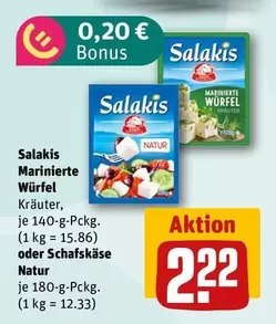 Salakis Marinierte Würfel Kräuter oder Schafskäse Natur