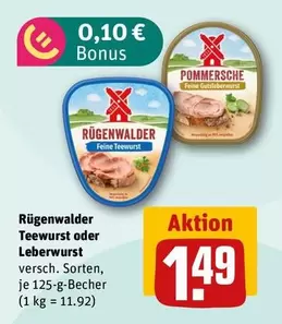 Teewurst oder Leberwurst