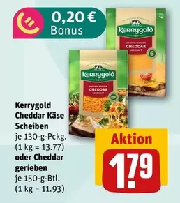 Kerrygold Cheddar Käse Scheiben oder Cheddar gerieben