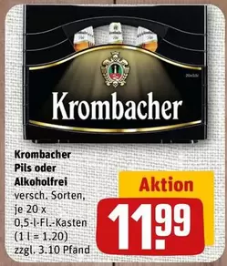 Krombacher - Pils oder Alkoholfrei