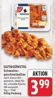 Ideal - Schweine-geschnetzeltes nach Gyros-Art