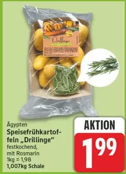 Speisefrühkartoffeln "Drillinge"