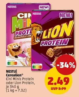 Nestlé - Cini Minis Protein oder Lion Protein