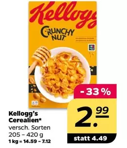 Kellogg's - Crunchy Nut Cerealien