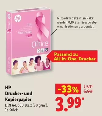 Hp - Drucker- und Kopierpapier