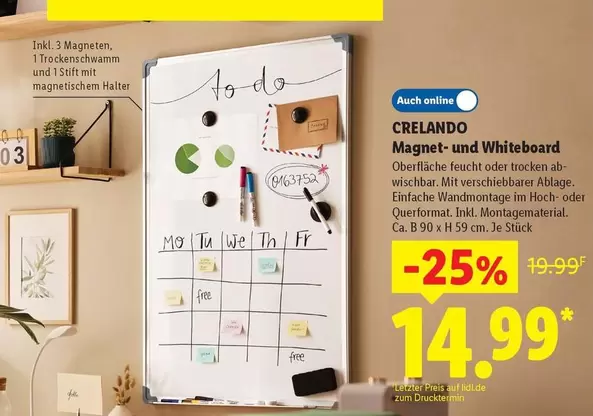 Magnet- und Whiteboard