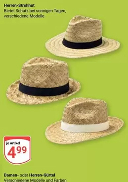 Herren-Strohhut