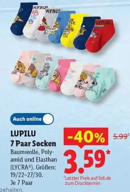 7 Paar Socken