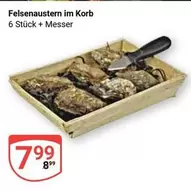 Felsenaustern im Korb
