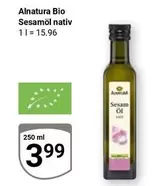 Bio - Sesamöl nativ