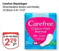 Carefree - Slipeinlagen