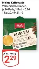 Kaffeepads