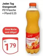 Orangensaft PET-Flasche