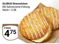 Streuselkuchen? (Streuselkuchen with cream filling)