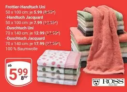 Frottier-Handtuch Uni / Jacquard