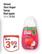 Apple - Zero Sugar Syrup Red
