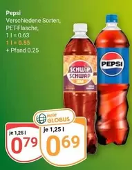 Pepsi - Verschiedene Sorten, PET-Flasche