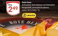 Schweizer Schnittkäse mit Rohmilch hergestellt, aromatisch-pikant, mind. 55 % Fett i. Tr.