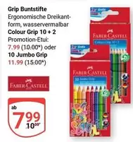 Jumbo - Grip Buntstifte / Colour Grip 10 + 2 / 10 Grip