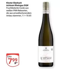 Kloster - Achtsam Rheingau DQW Fruchtbetonte Cuvée