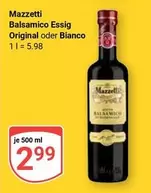 Balsamico Essig Original oder Bianco