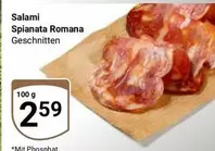 Salami Spianata Romana Geschnitten