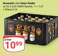 Rosenpils oder Natur-Radler