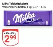 Milka - Tafelschokolade