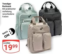 Trendiger Rucksack