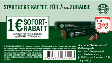Nespresso - STARBUCKS by NESPRESSO Produkte