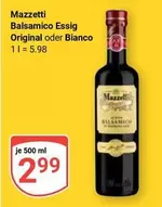 Balsamico Essig Original oder Bianco
