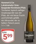Lokalamatador Grauburgunder Kirchheim/Pfalz