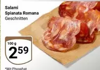 Salami Spianata Romana Geschnitten